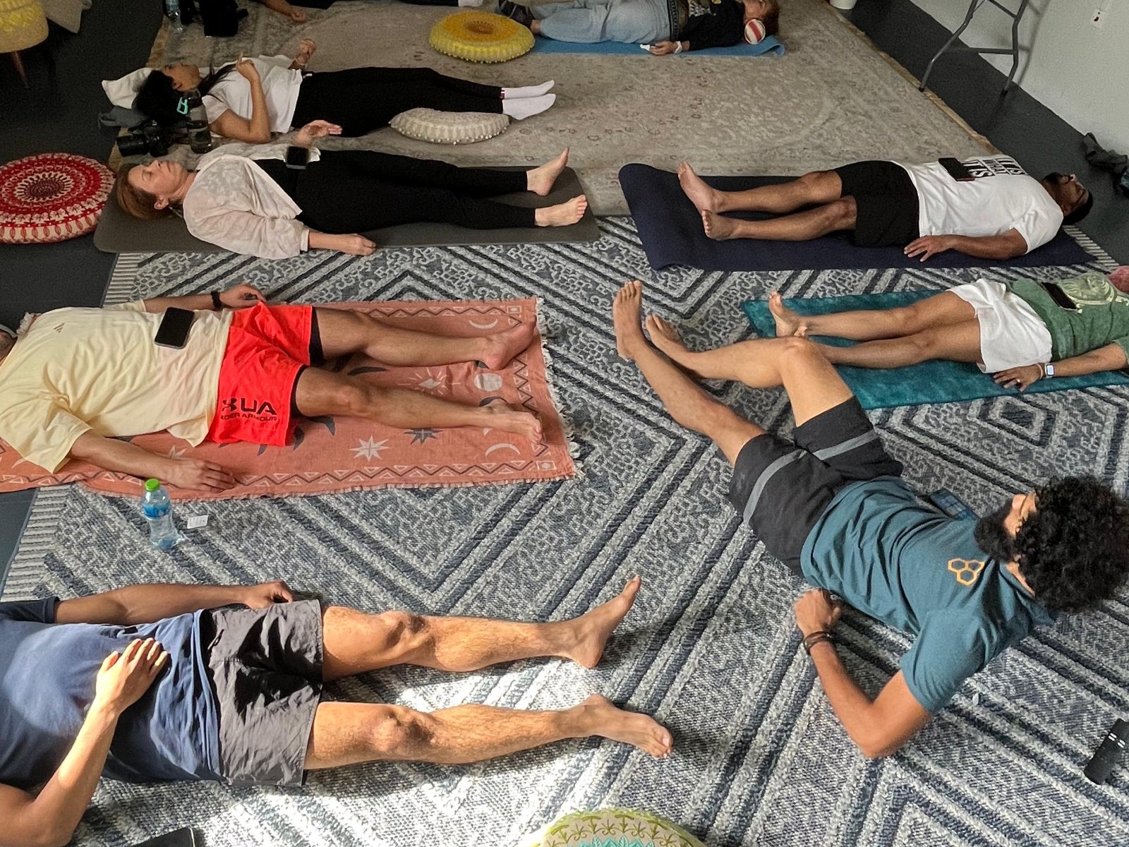 WHM Fundamentals workshop — group breathwork session